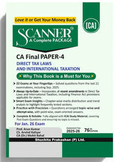 Shuchita Scanner CA Final Paper-4 Direct Tax Laws and International Taxation Green Edition